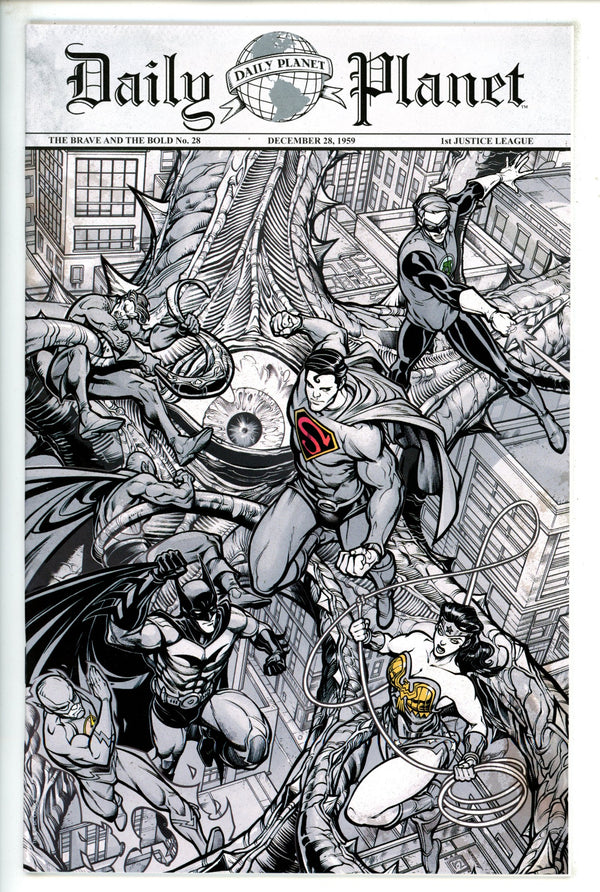 Brave and the Bold Vol 1 28 Hardin Facsimile Newspaper Exclusive Variant (2022)