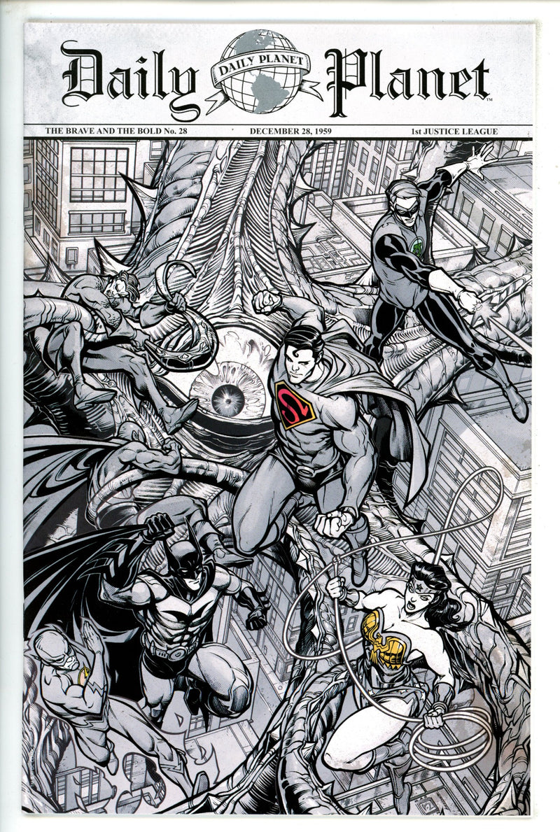 Brave and the Bold Vol 1 28 Hardin Facsimile Newspaper Exclusive Variant (2022)