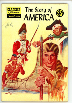 Classics Illustrated Special Issue The Story of America 134 HRN 133 VG+