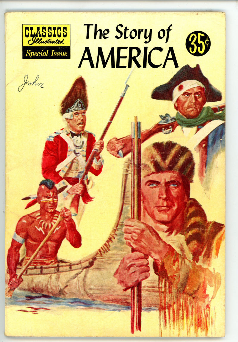 Classics Illustrated Special Issue The Story of America 134 HRN 133 VG+