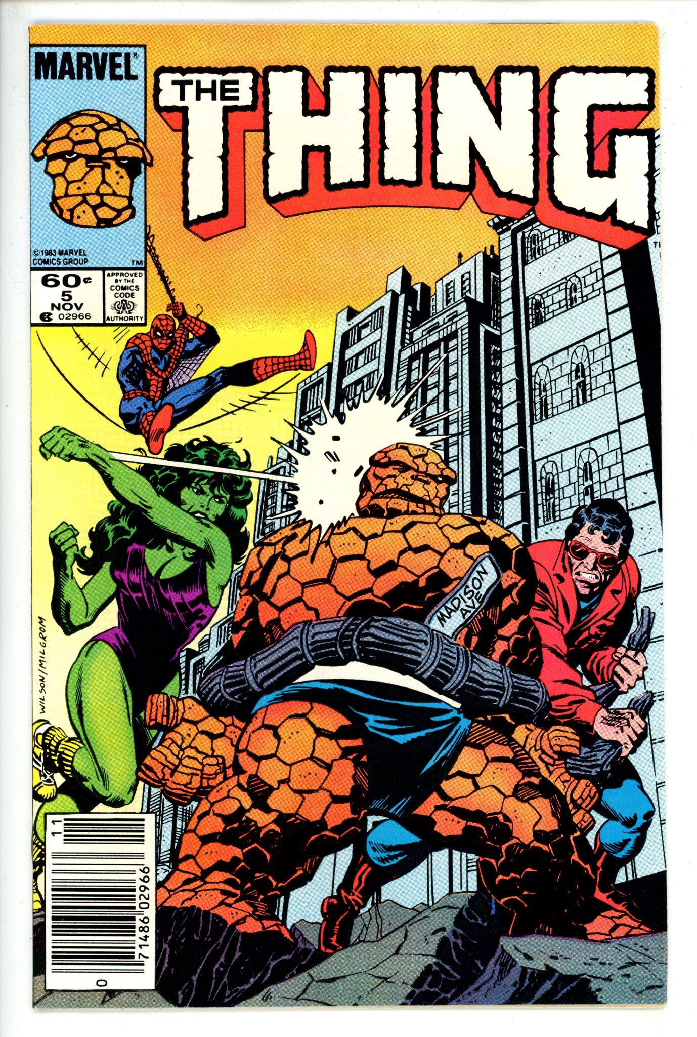The Thing Vol 1 5 Newsstand