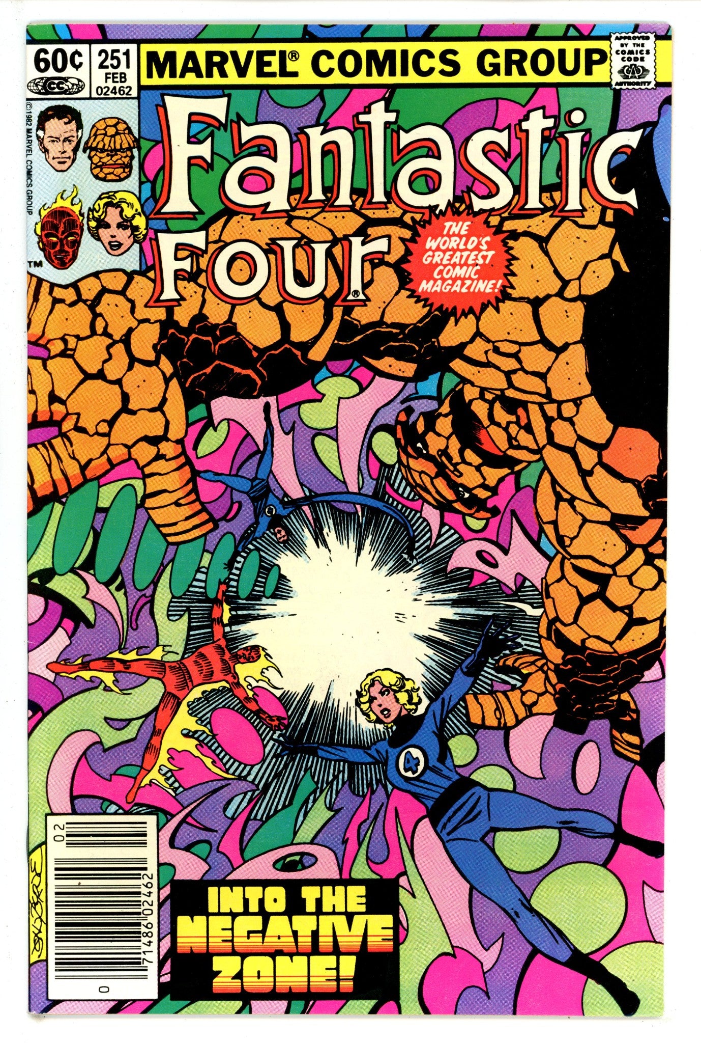 Fantastic Four Vol 1 251 Newsstand (1982)
