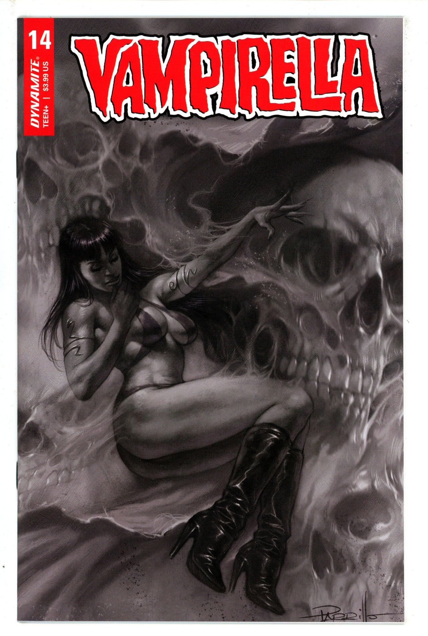 Vampirella Vol 6 14 Parrillo B&W Variant (2020)