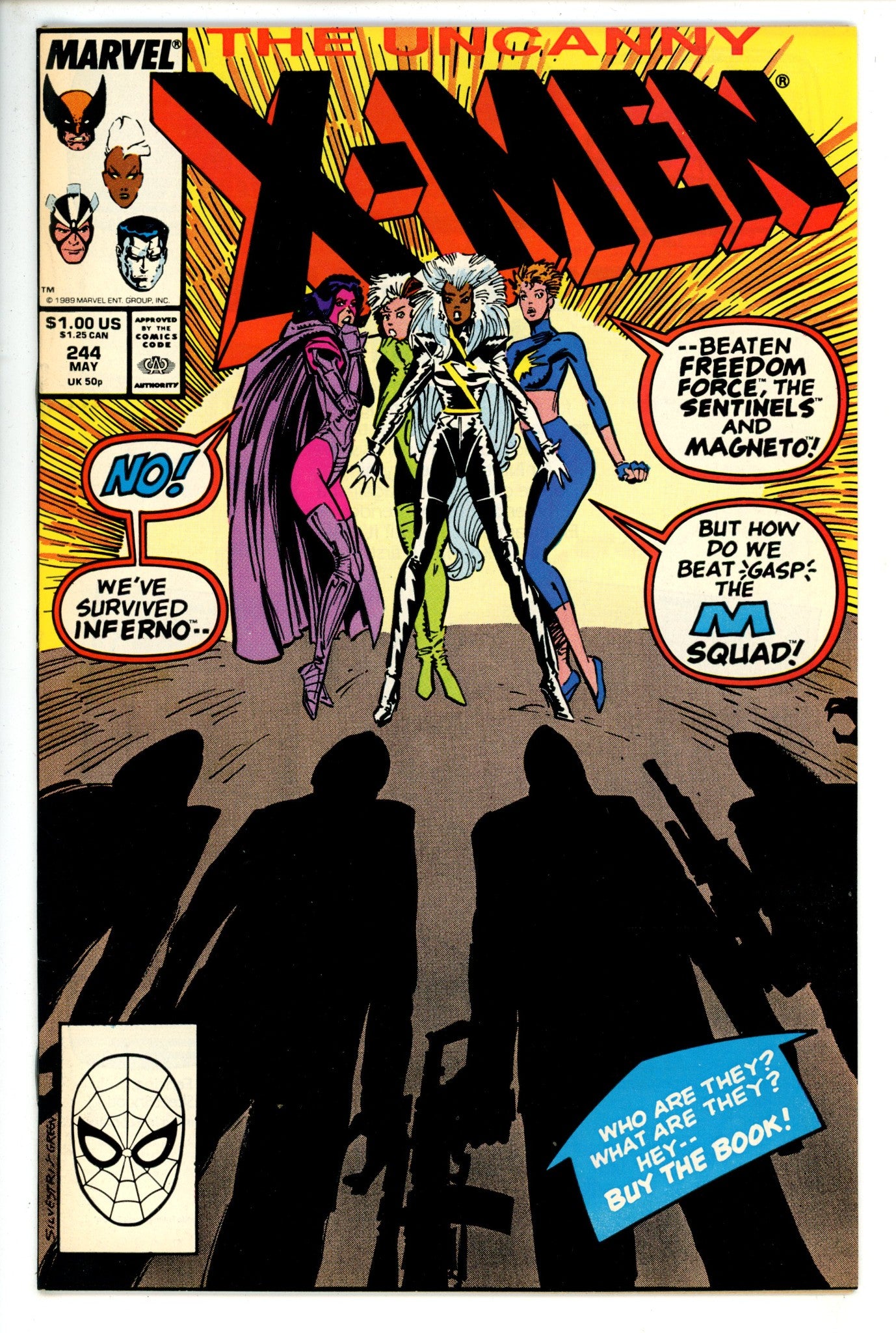 The Uncanny X-Men Vol 1 244 VF+