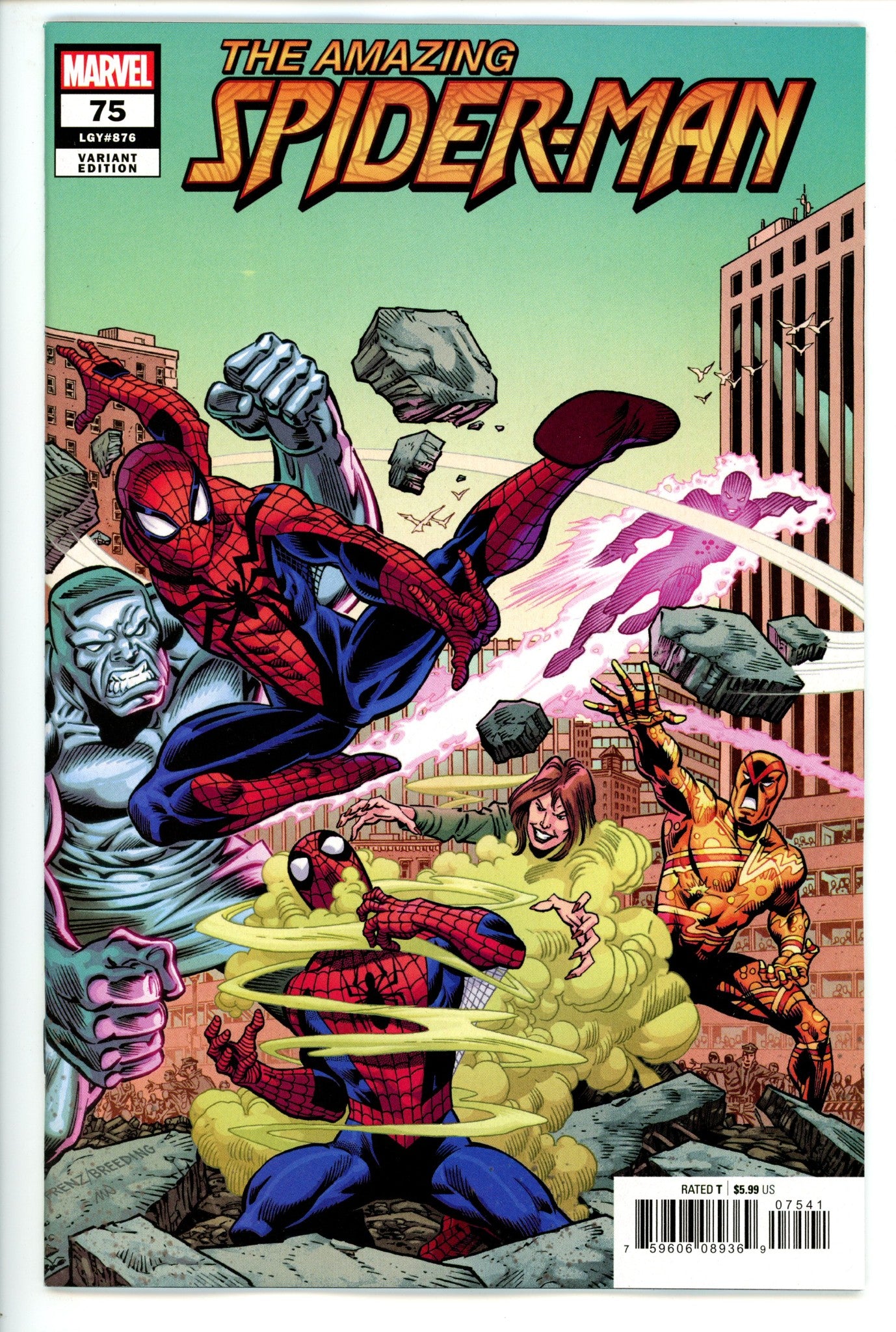 Amazing Spider-Man Vol 5 75 Frenz Variant NM+