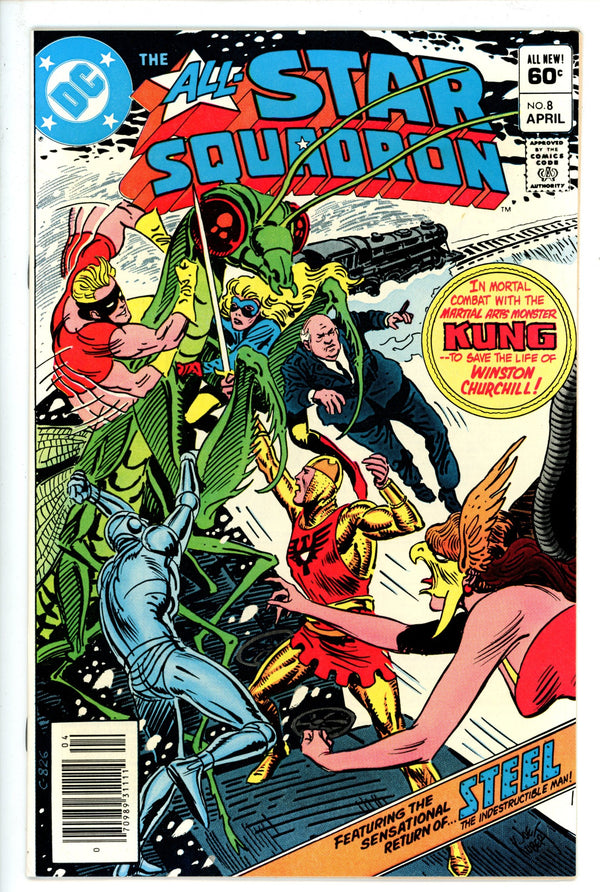 All-Star Squadron 8 Newsstand