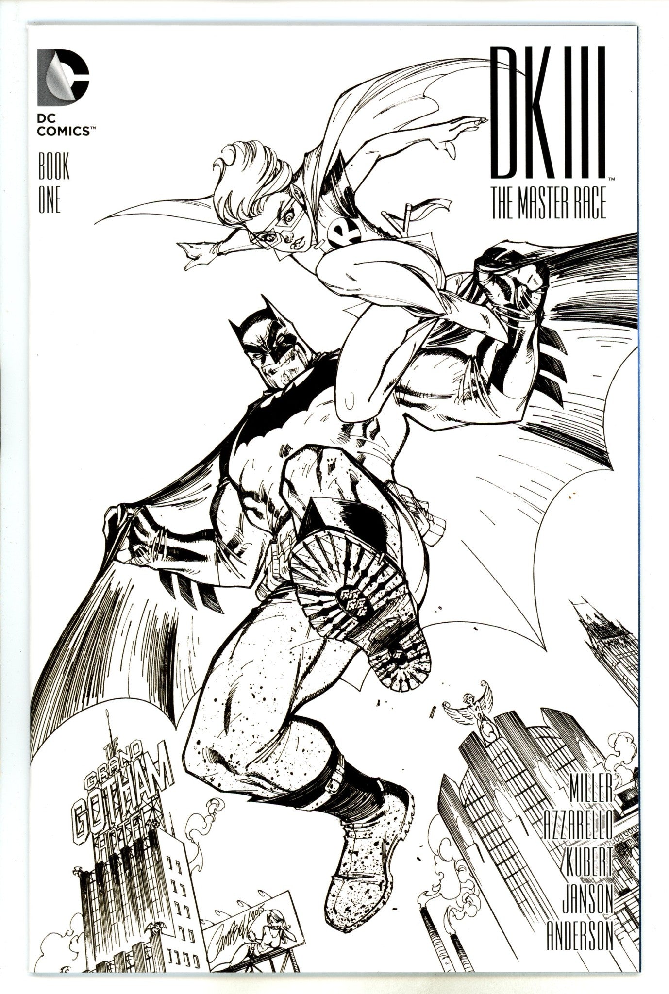 Dark Knight III: The Master Race 1 Campbell Sketch Variant NM
