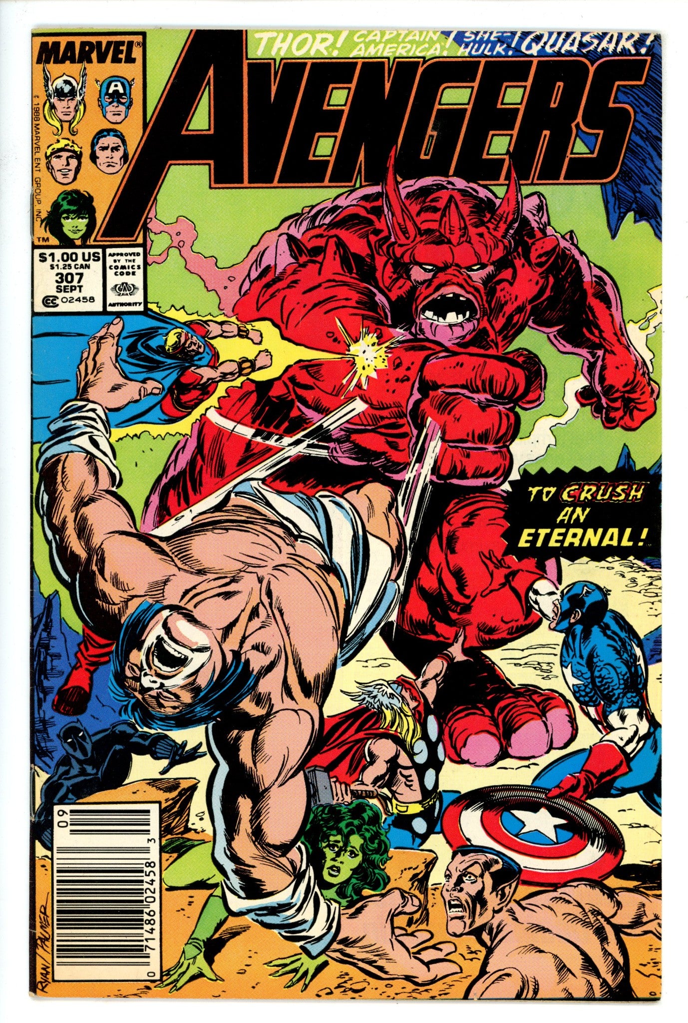 The Avengers Vol 1 307 Newsstand