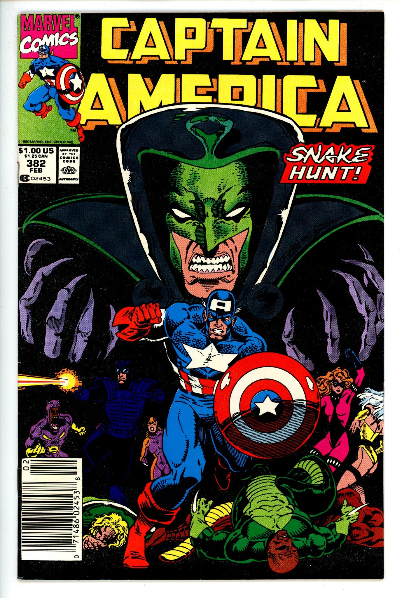 Captain America Vol 1 382 Newsstand