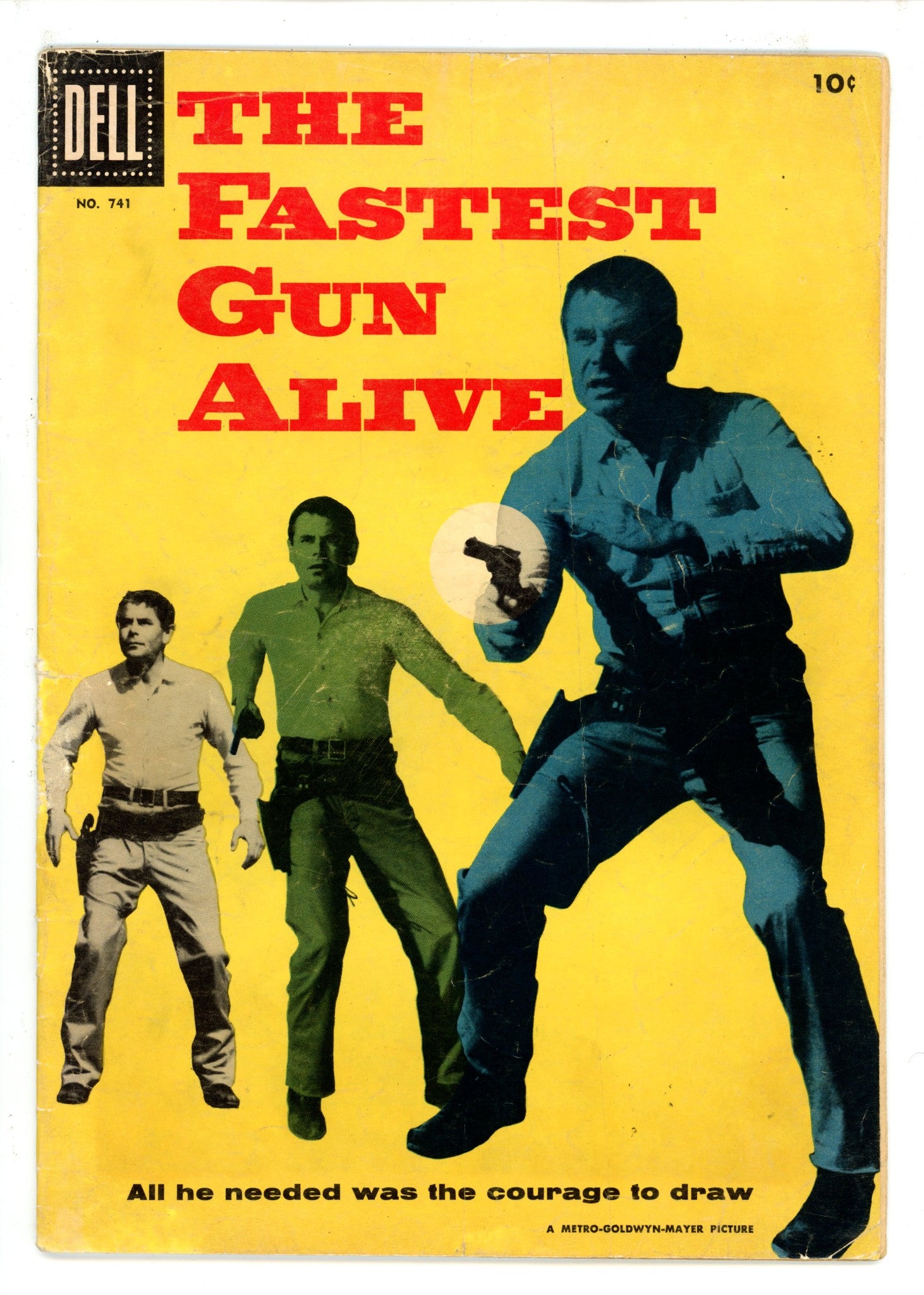 Four Color Vol 2 741 Fastest Gun Alive Art Back Cover FR/GD