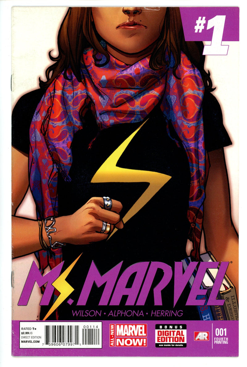 Ms. Marvel Vol 3 1 4th Print F/VF