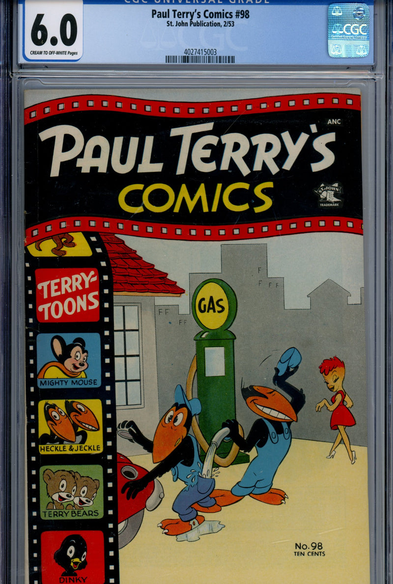 Paul Terry's Comics 98 CGC 6.0 (1953)