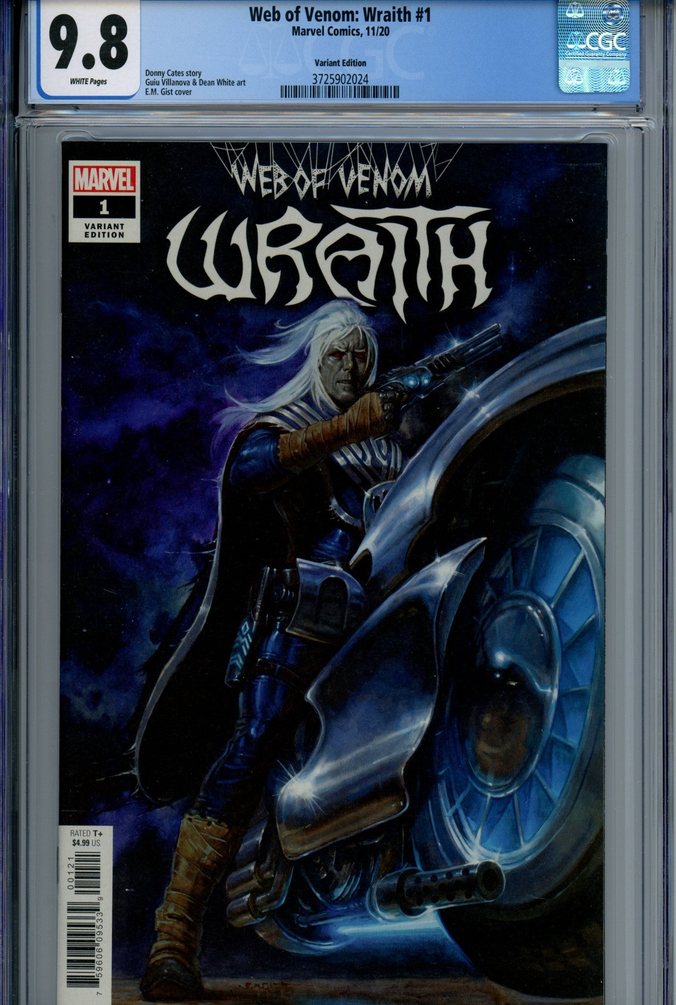 Web of Venom: Wraith 1 Gist Incentive Variant CGC 9.8 (2020)