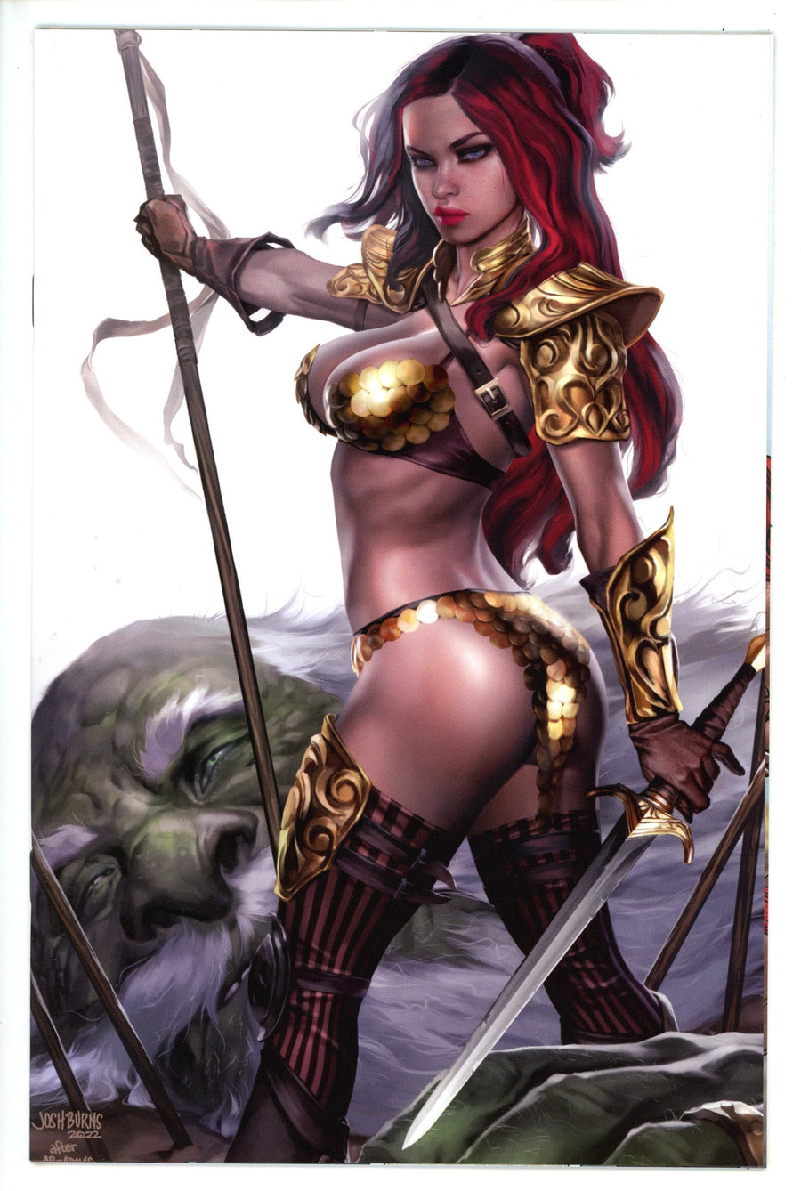 Invincible Red Sonja 9 Burns Variant