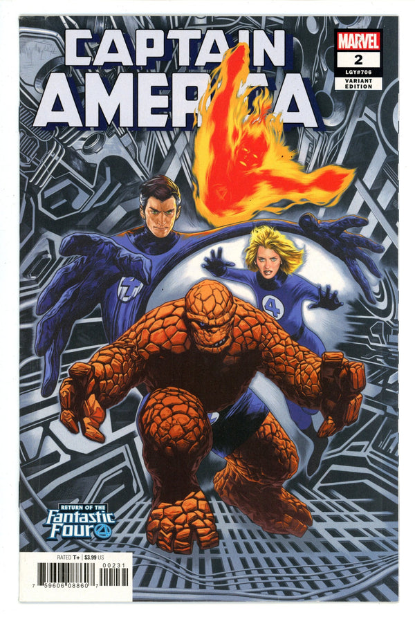 Captain America Vol 9 2 Charest Variant (2018)