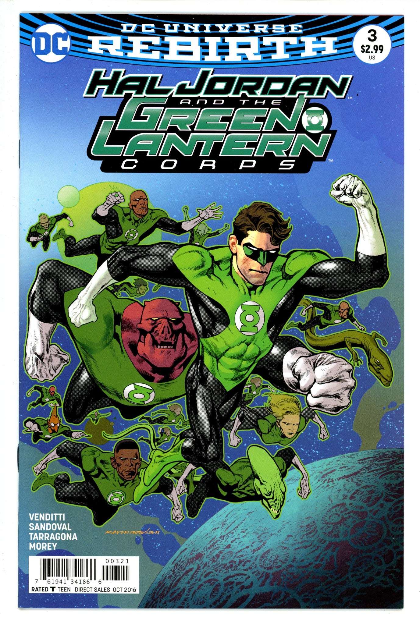 Hal Jordan and the Green Lantern Corps 3 Nowlan Variant (2016)