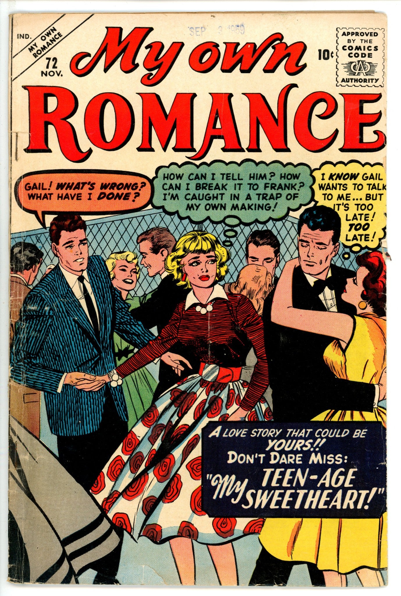 My Own Romance 72 VG- (1959)