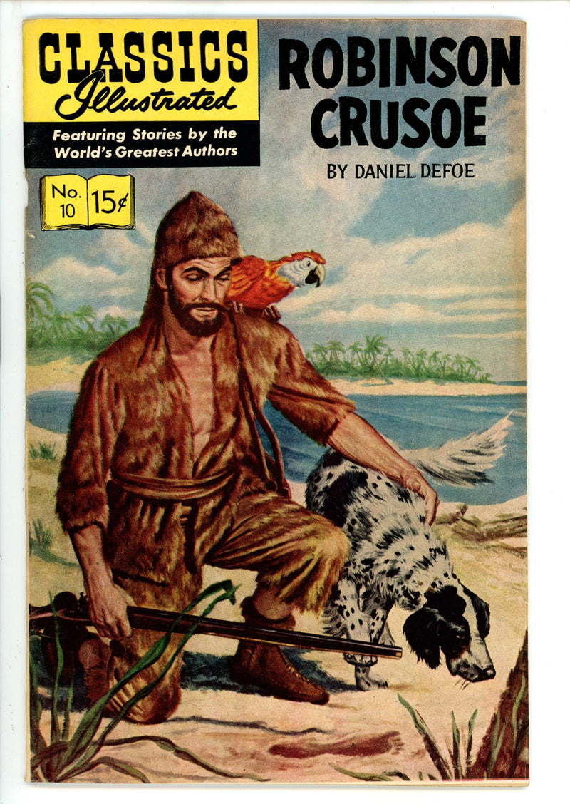 Classics Illustrated Robinson Crusoe 10 HRN 164 FN+
