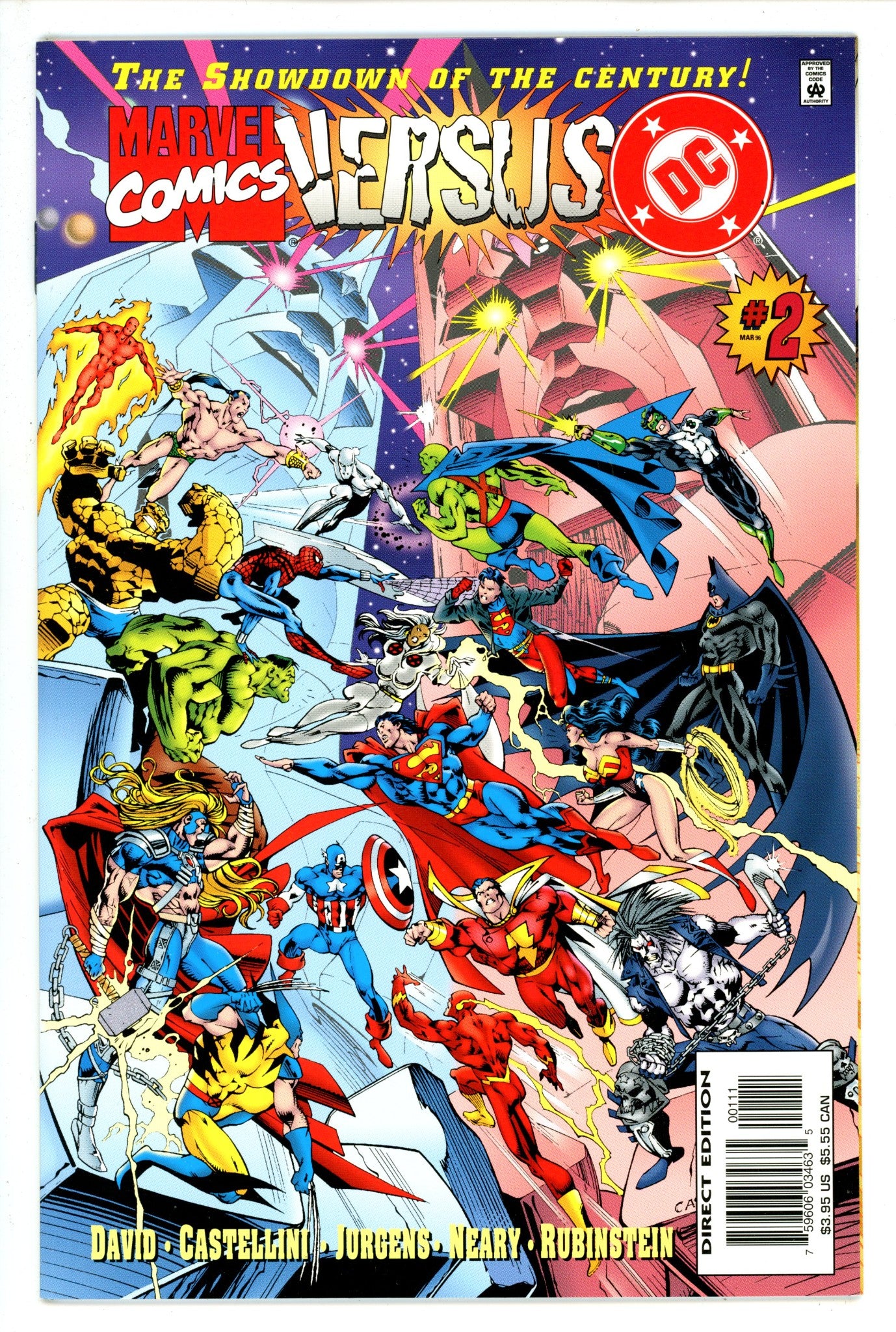 Marvel versus DC / DC versus Marvel 2 VF/NM (1996)
