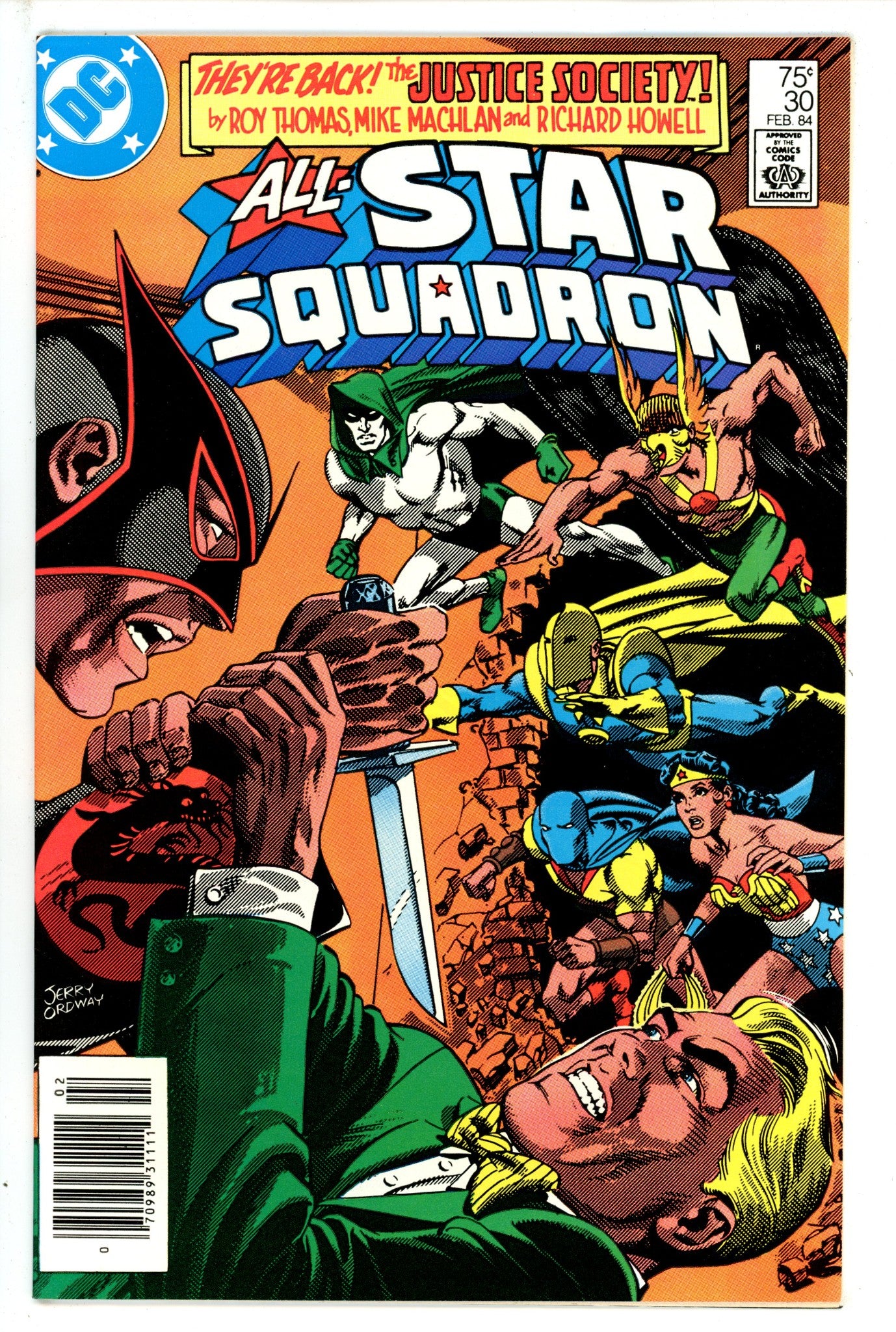 All-Star Squadron 30 Newsstand (1983)