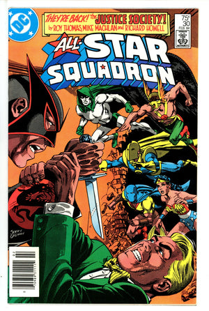 All-Star Squadron 30 Newsstand (1983)