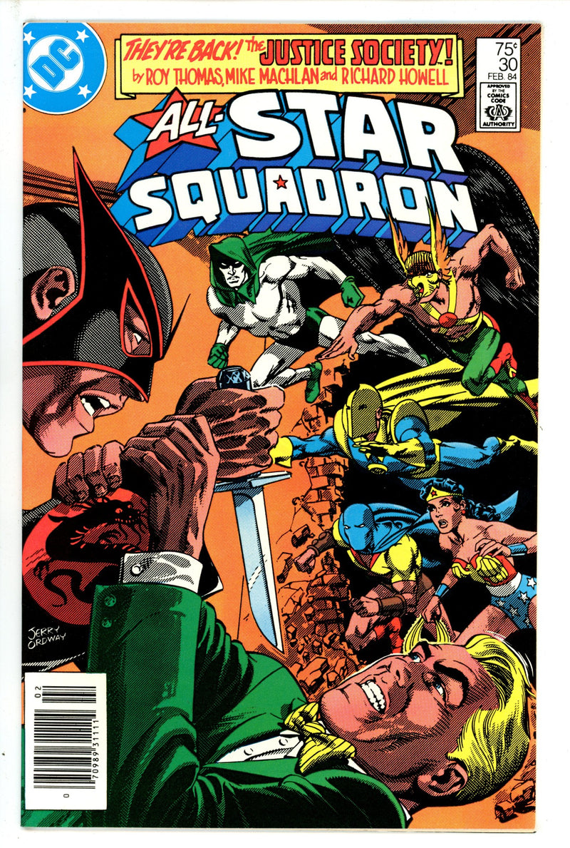 All-Star Squadron 30 Newsstand (1983)