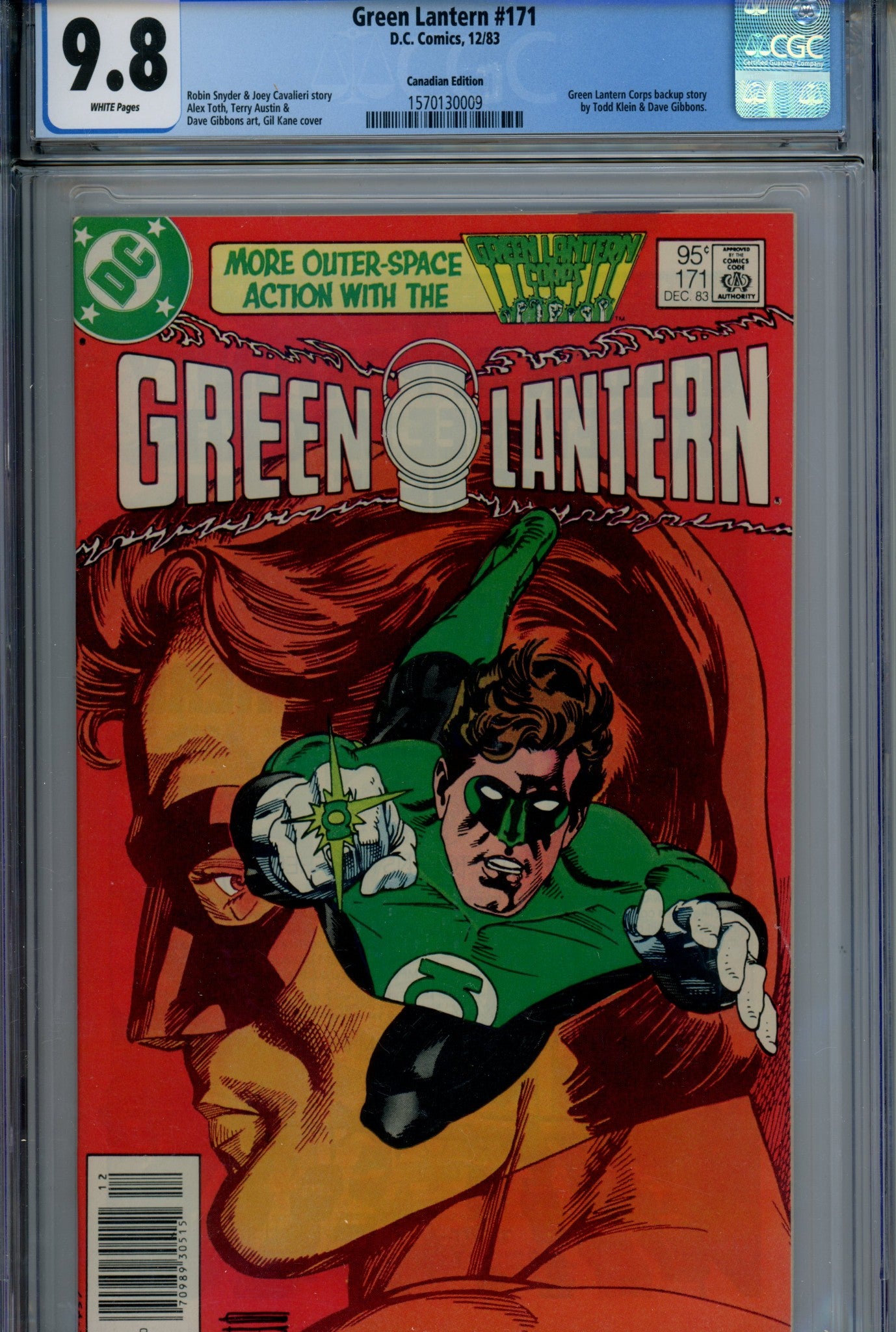 Green Lantern Vol 2 171 CGC 9.8 (1983)