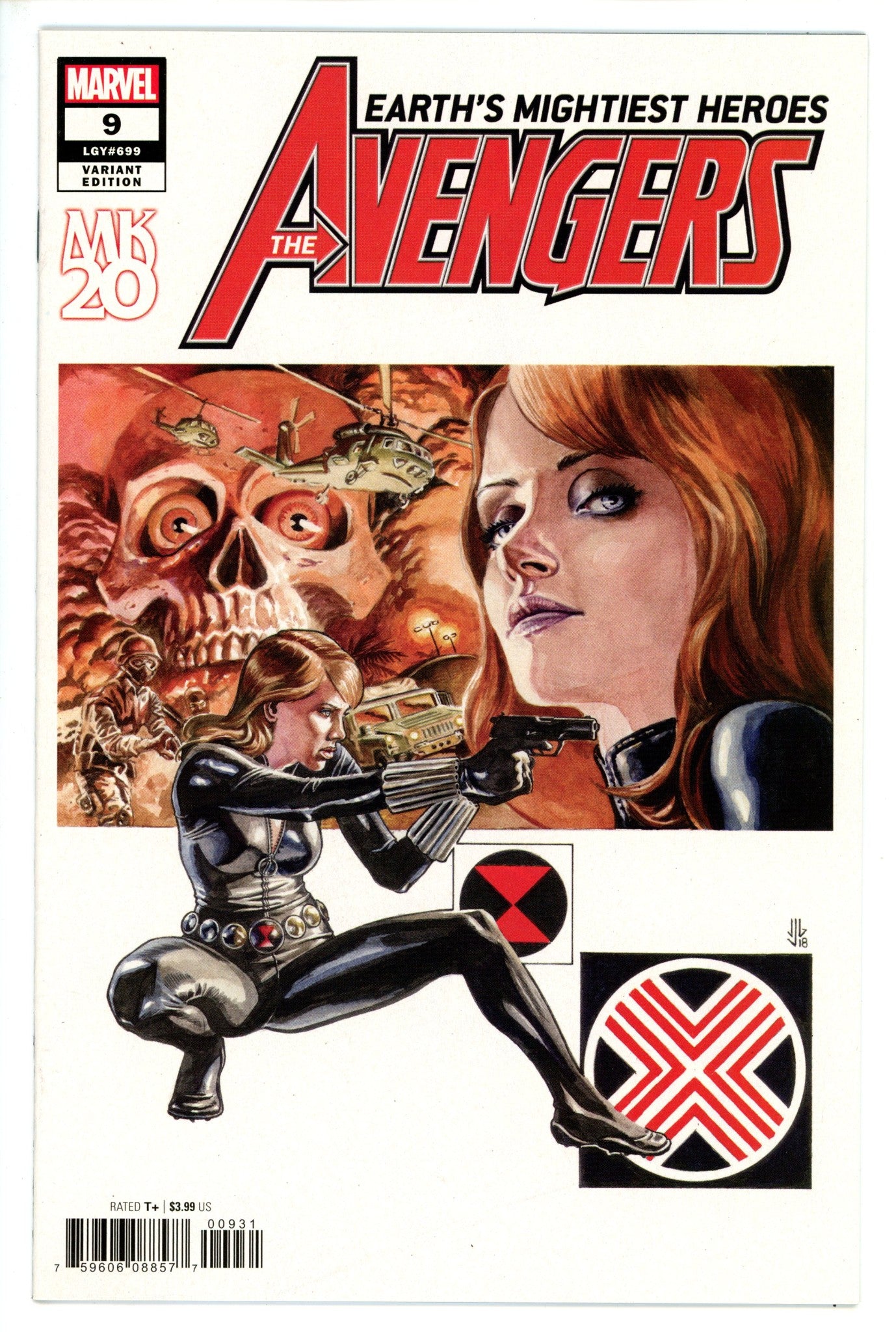 Avengers Vol 8 9 (699) Jones Variant NM+