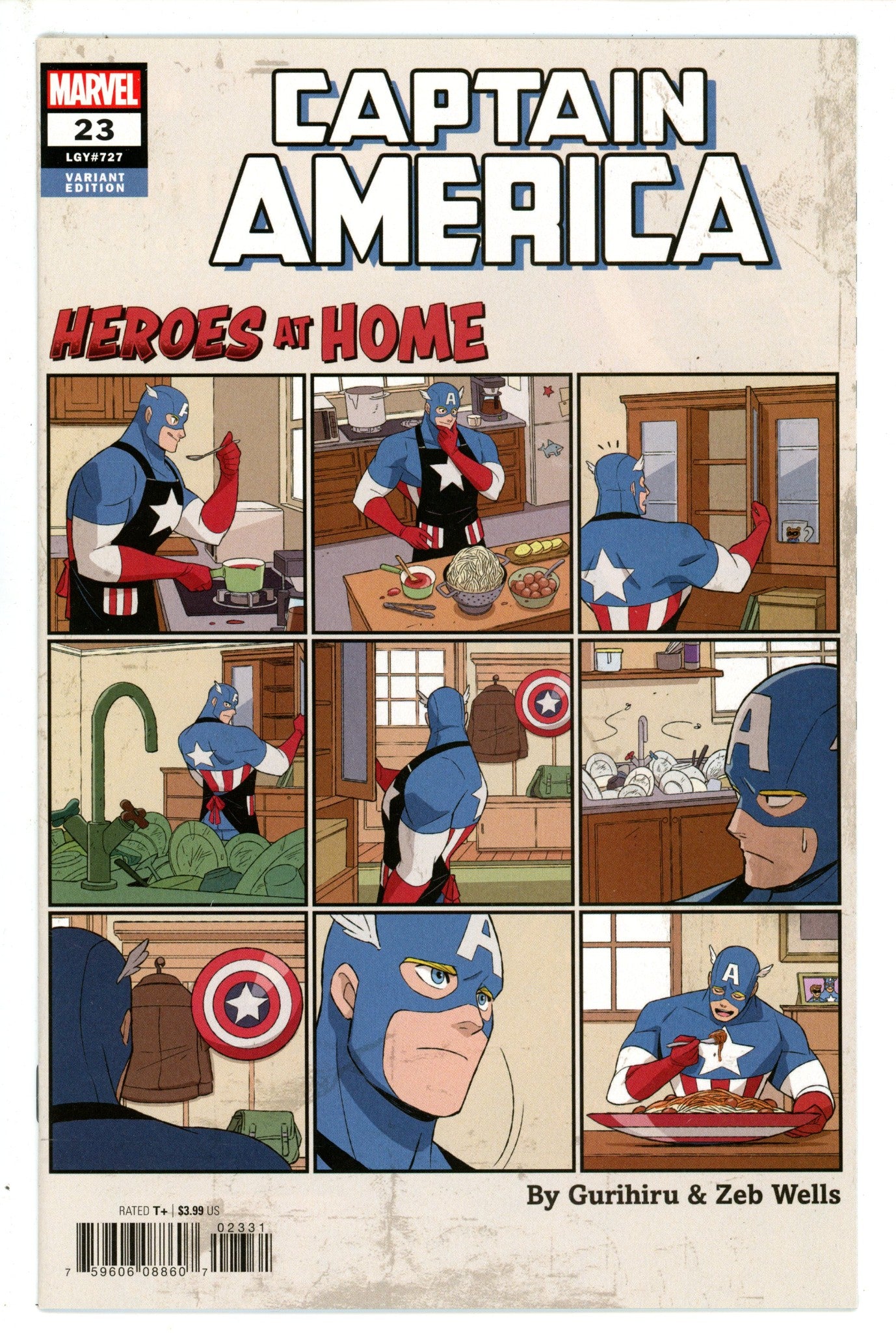 Captain America Vol 9 23 (727) Giruhiru Variant (2020)