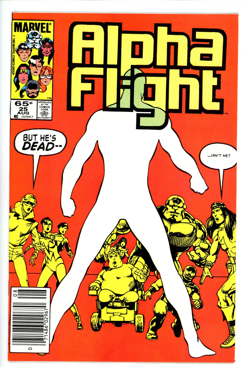 Alpha Flight Vol 1 25 Newsstand