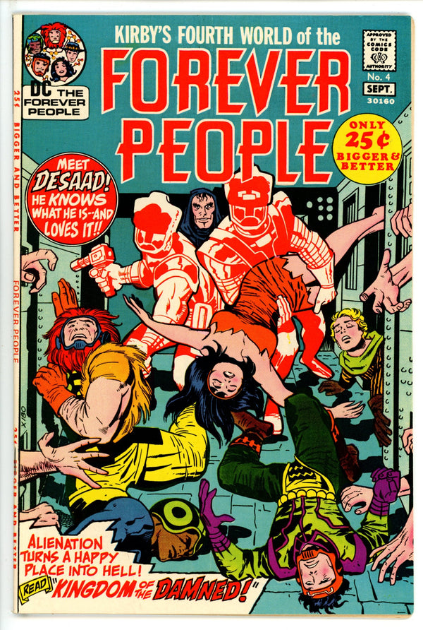 The Forever People 4 VF+ (1971)