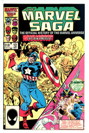 The Marvel Saga the Official History of the Marvel Universe 12 (1986)