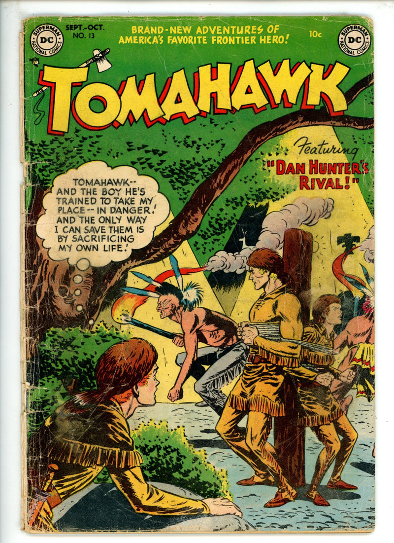 Tomahawk 13 Cover Detached (1952)
