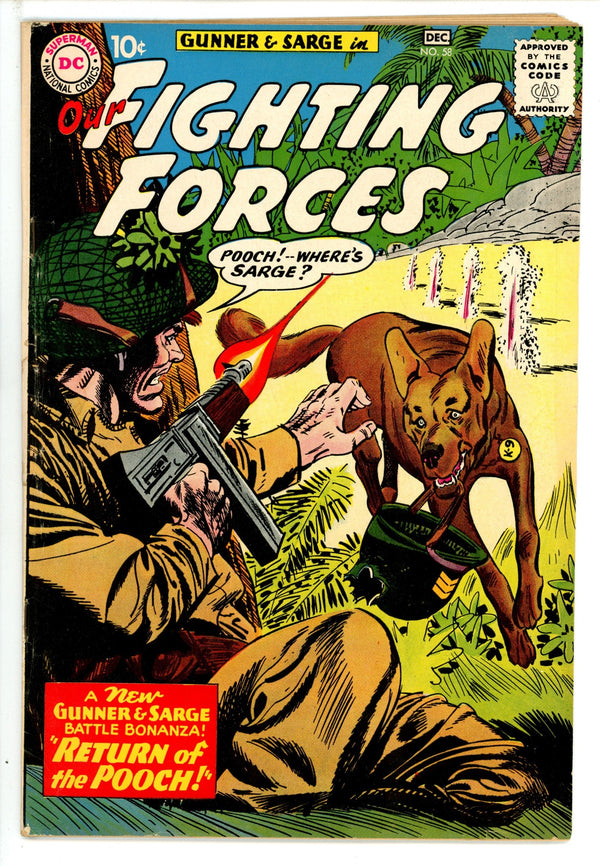 Our Fighting Forces 58 VG/FN (1960)