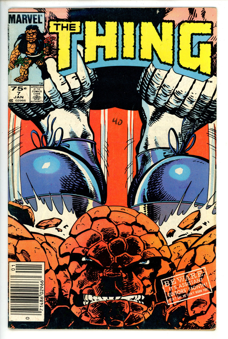 The Thing Vol 1 7 Newsstand