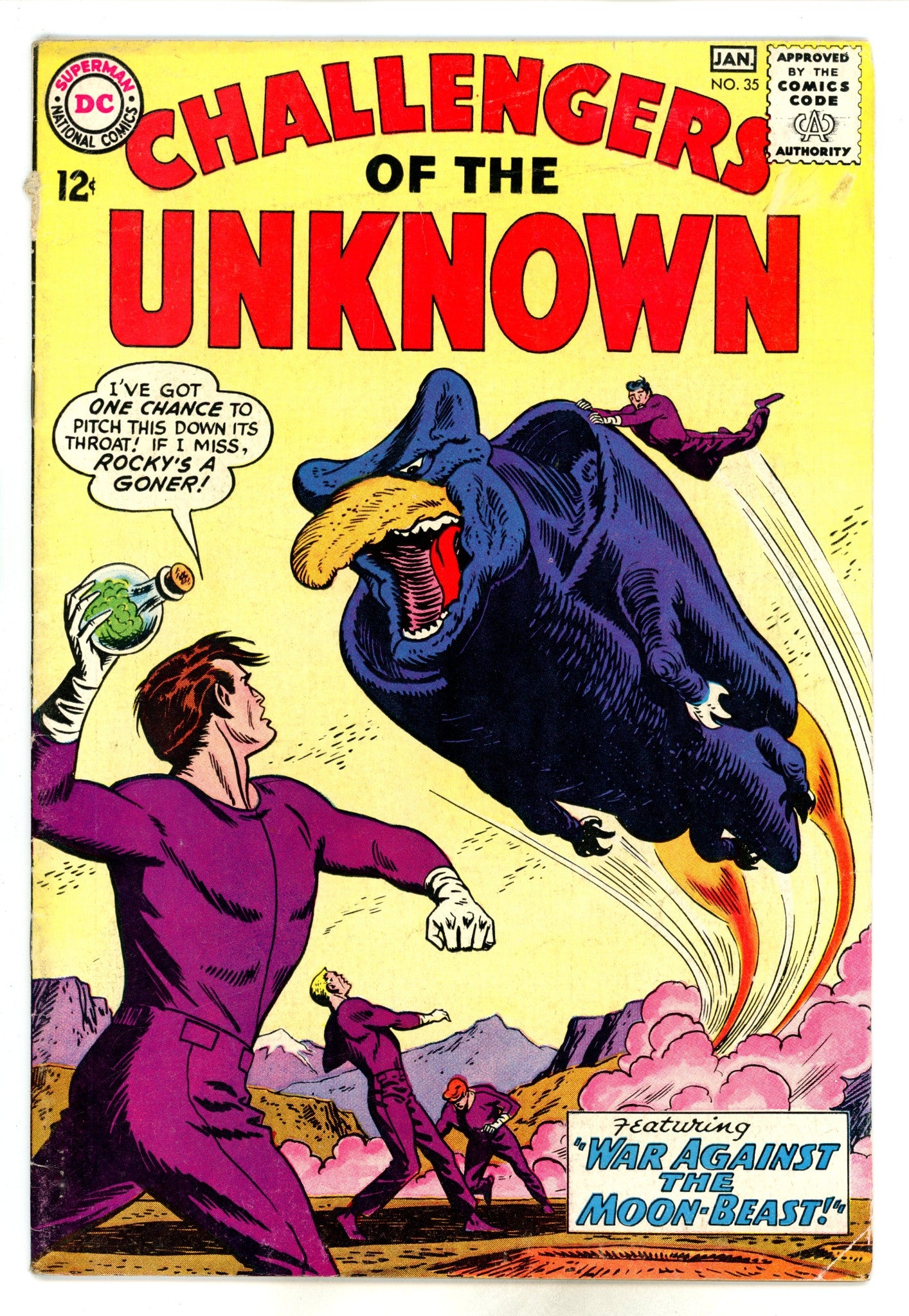 Challengers of the Unknown Vol 1 35 VG+