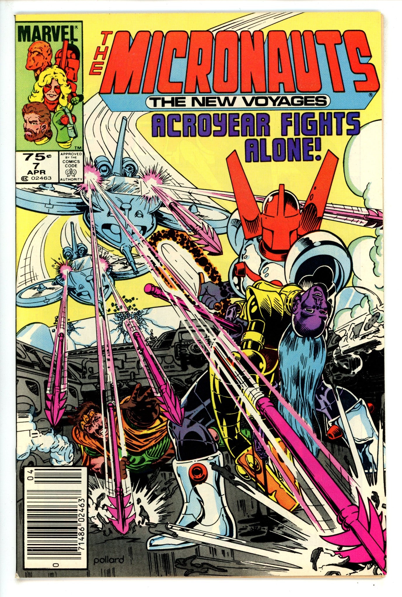 Micronauts Vol 2 7 Canadian VF-