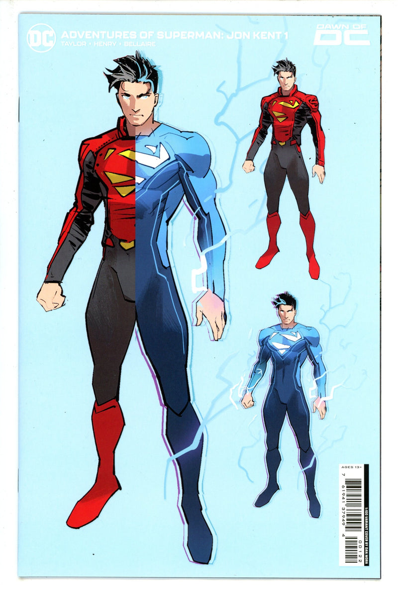 Adventures Of Superman Jon Kent 1 Mora Incentive Variant NM+ (2023)