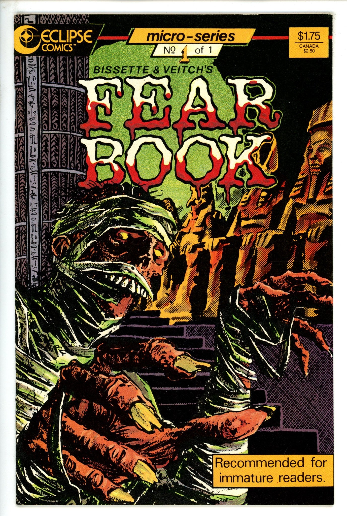 Fear Book 1 VF+ (1986)