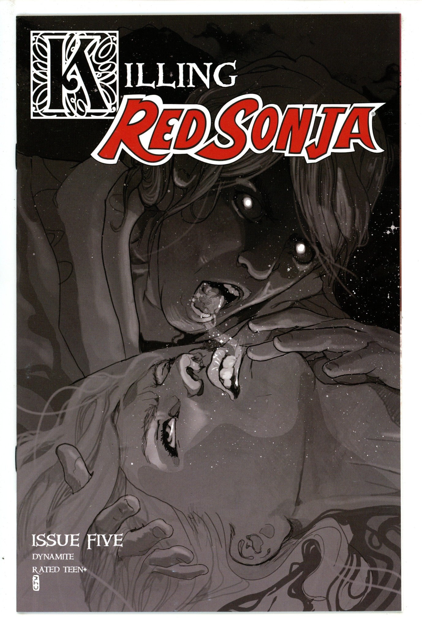 Killing Red Sonja 5 Ward B&W Variant (2020)