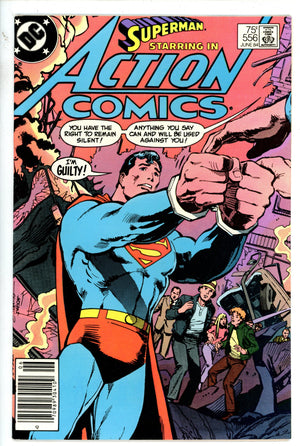 Action Comics Vol 1 556 Newsstand
