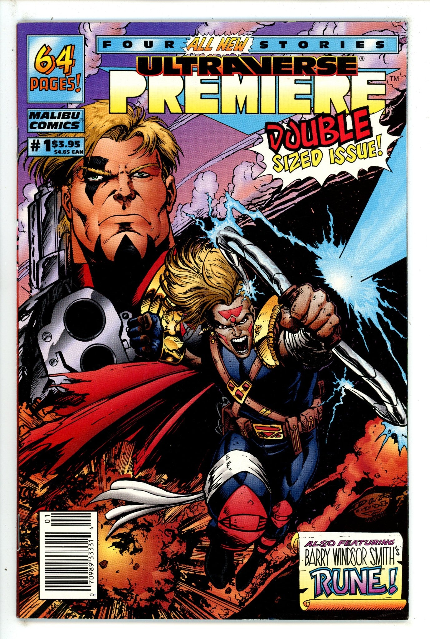 Ultraverse Premiere (w/ Rune #3 Flipbook) 1 Newsstand (1994)