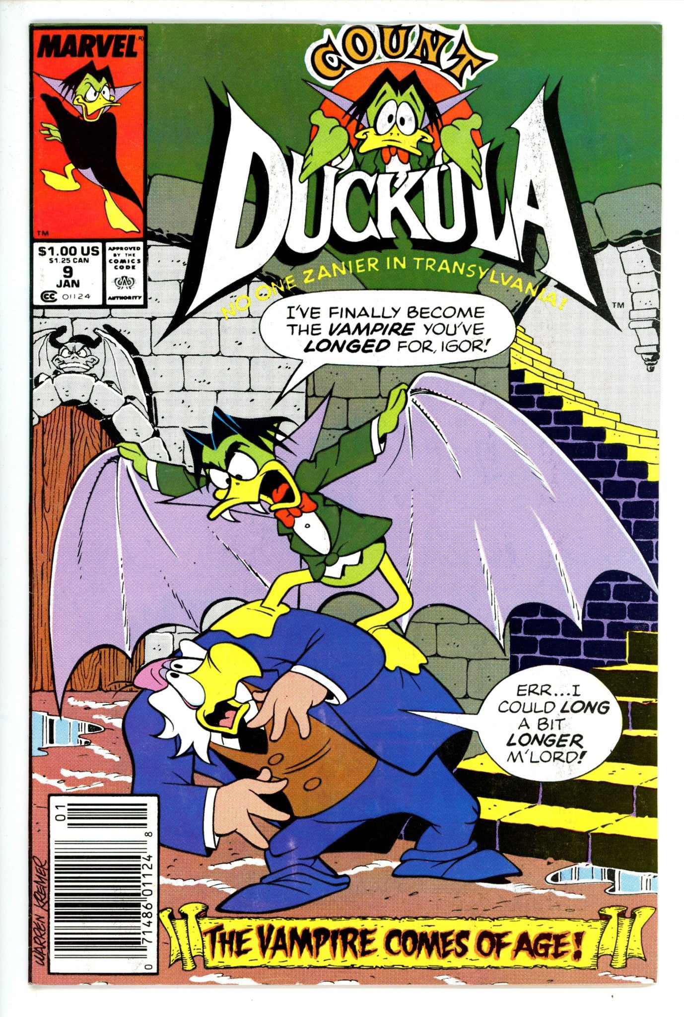 Count Duckula 9 Newsstand