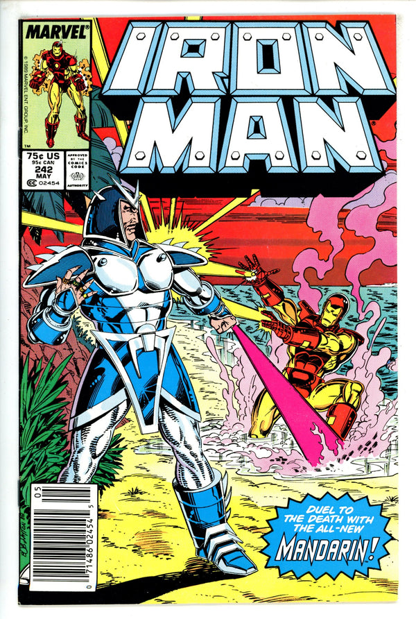 Iron Man Vol 1 242 Newsstand