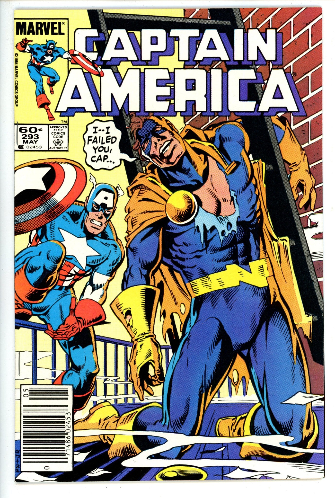Captain America Vol 1 293 Newsstand