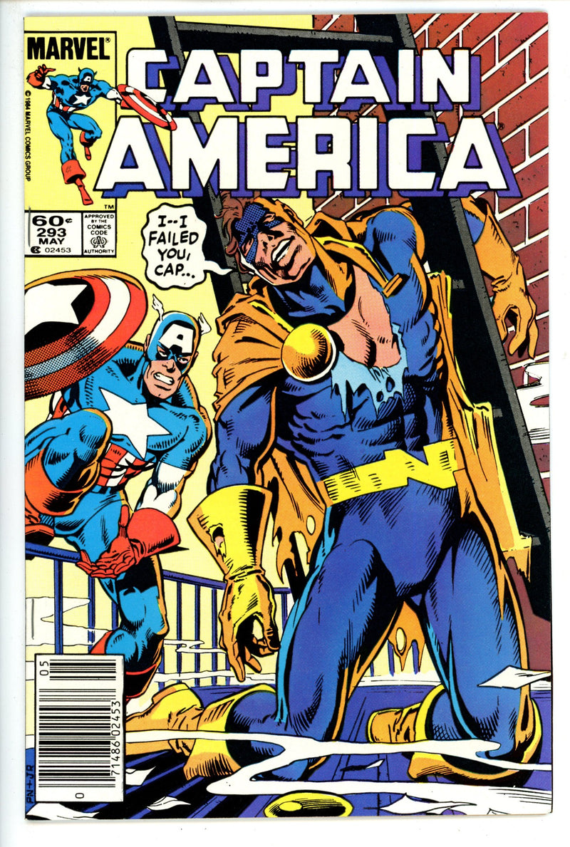 Captain America Vol 1 293 Newsstand