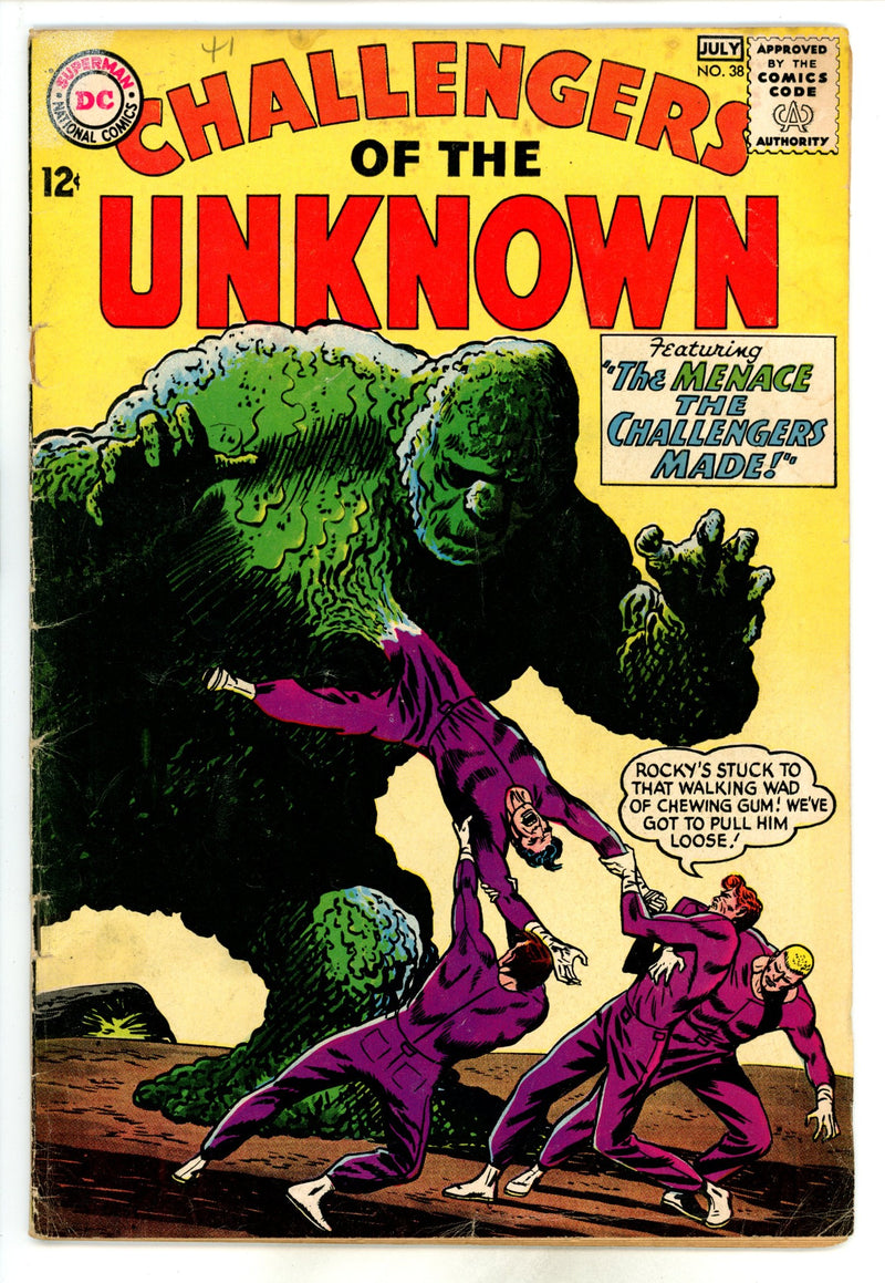 Challengers of the Unknown Vol 1 38 VG-