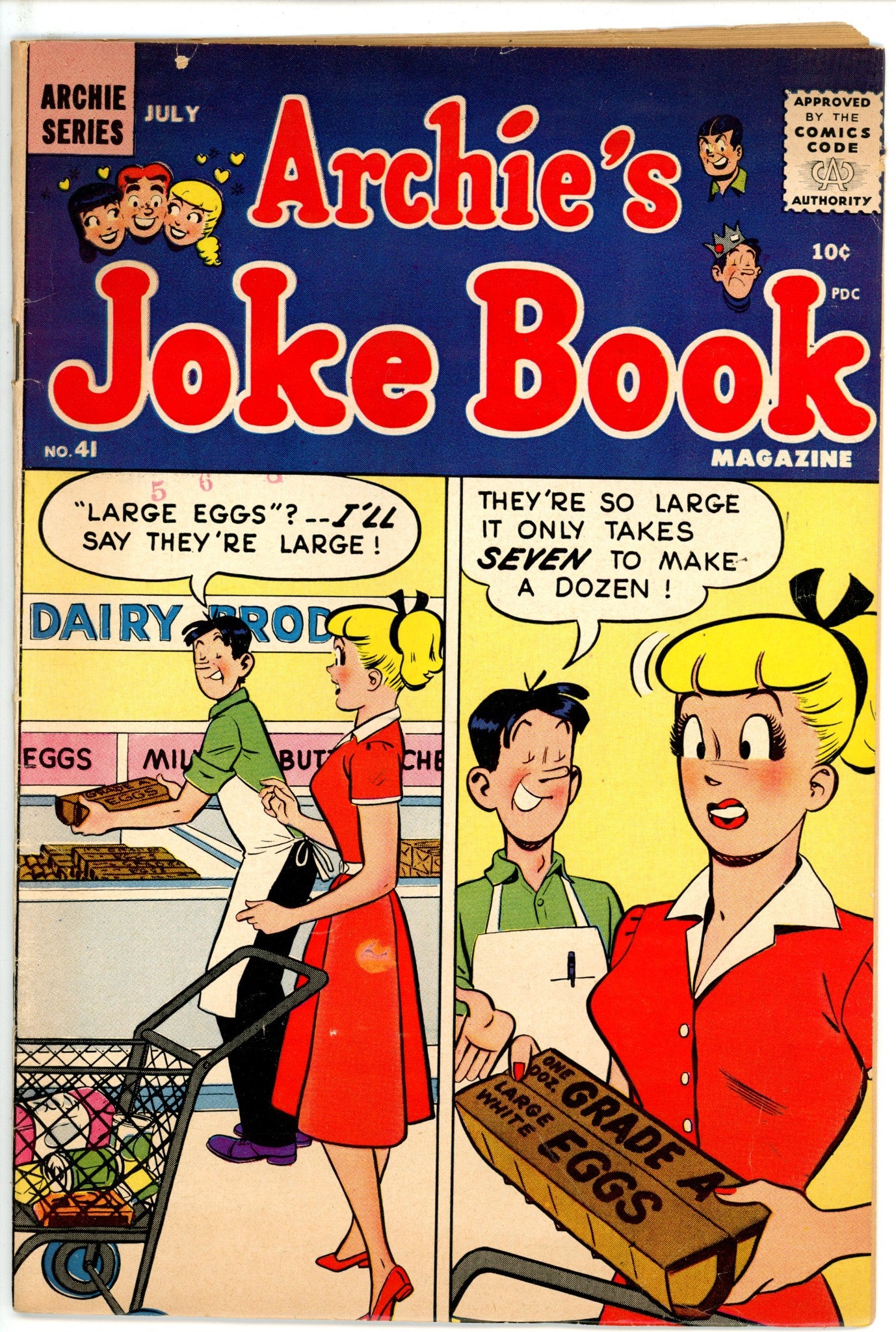 Archie's Joke Book Magazine 41 VG/FN