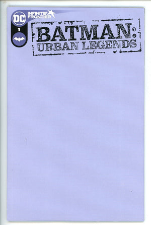 Batman Urban Legends 1 Blank Variant (2021)