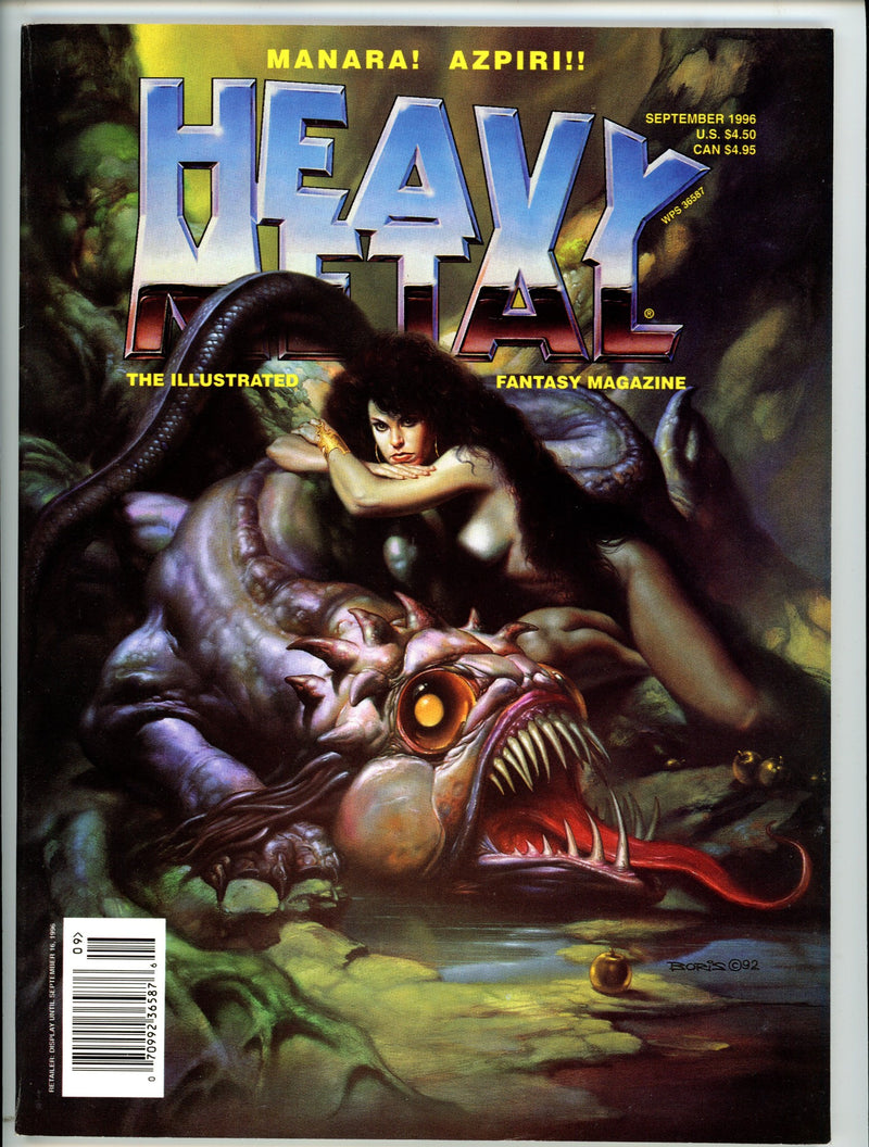 Heavy Metal Vol 1996 September VF-